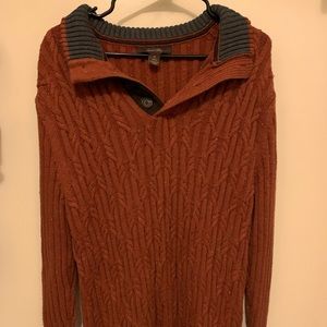 Orange Tasso Elba Knit Sweater-XL